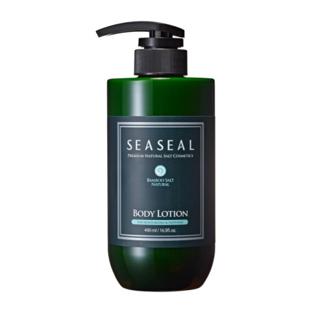 [INSAN BAMB00 SALT] SEASEAL BAMBOO SALT NATURAL BODY LOTION 490ml-ICE MOISTURIZE Soothing-Made in Korea